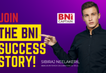 Sibiraj Neelakeril from Abacus Interior Decoration Joins BNI Bahrain at Rami Grand, Seef