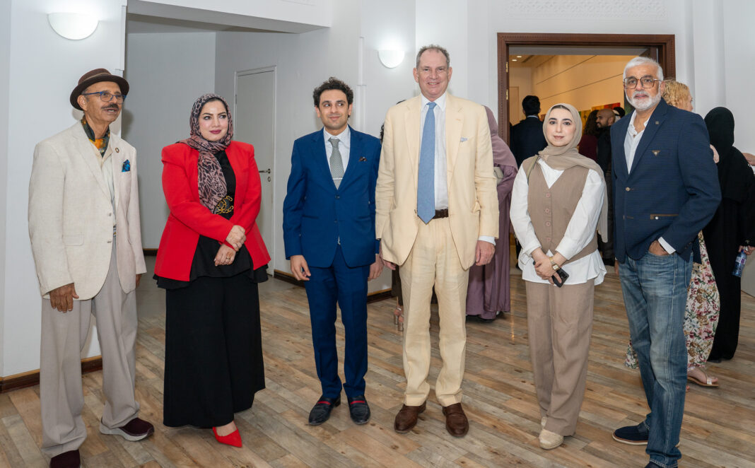 Ambassadors and guests attend the opening of the Bangladeshi art exhibition in Bahrain